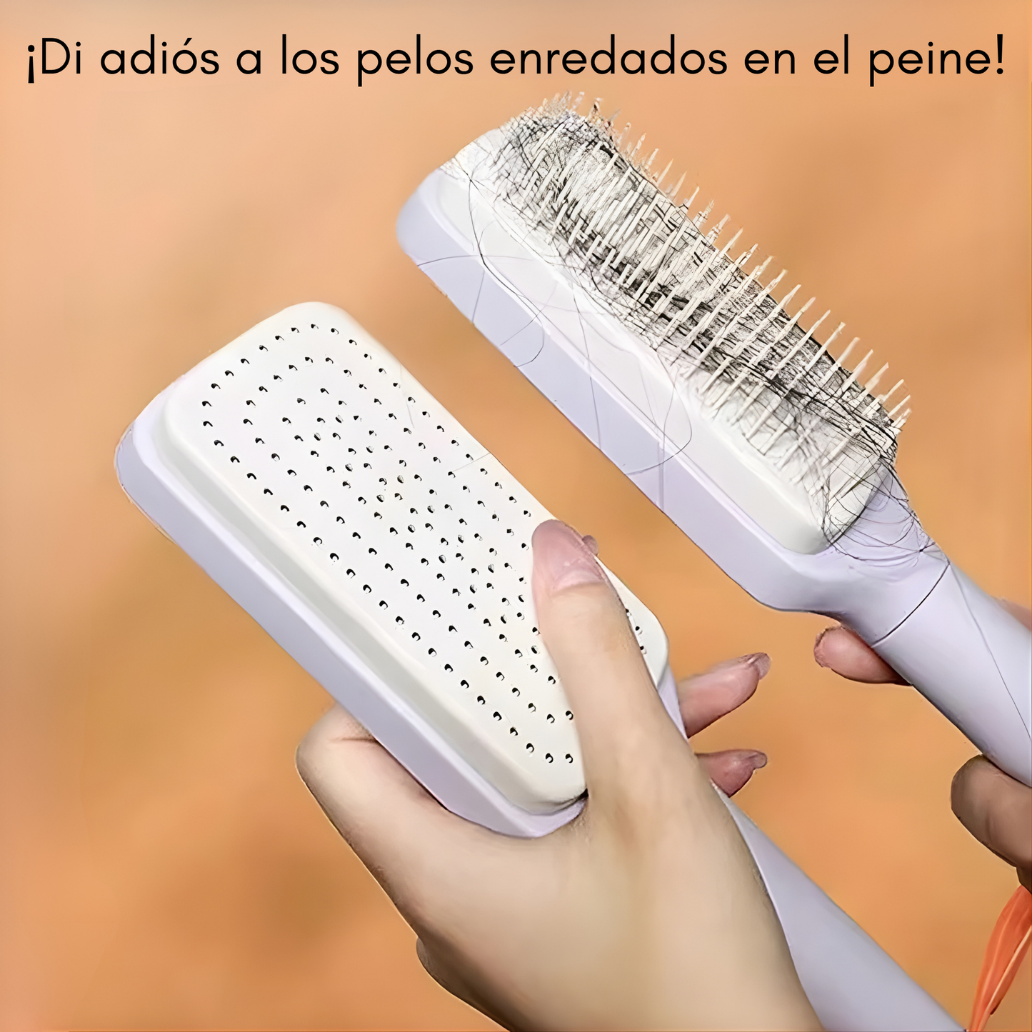 Cepillo Masajeador con Sistema de Limpieza Automática