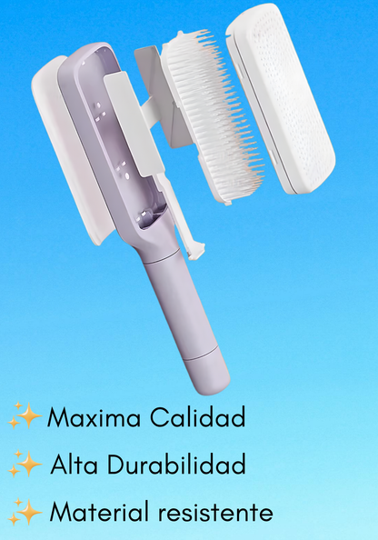 Cepillo Masajeador con Sistema de Limpieza Automática
